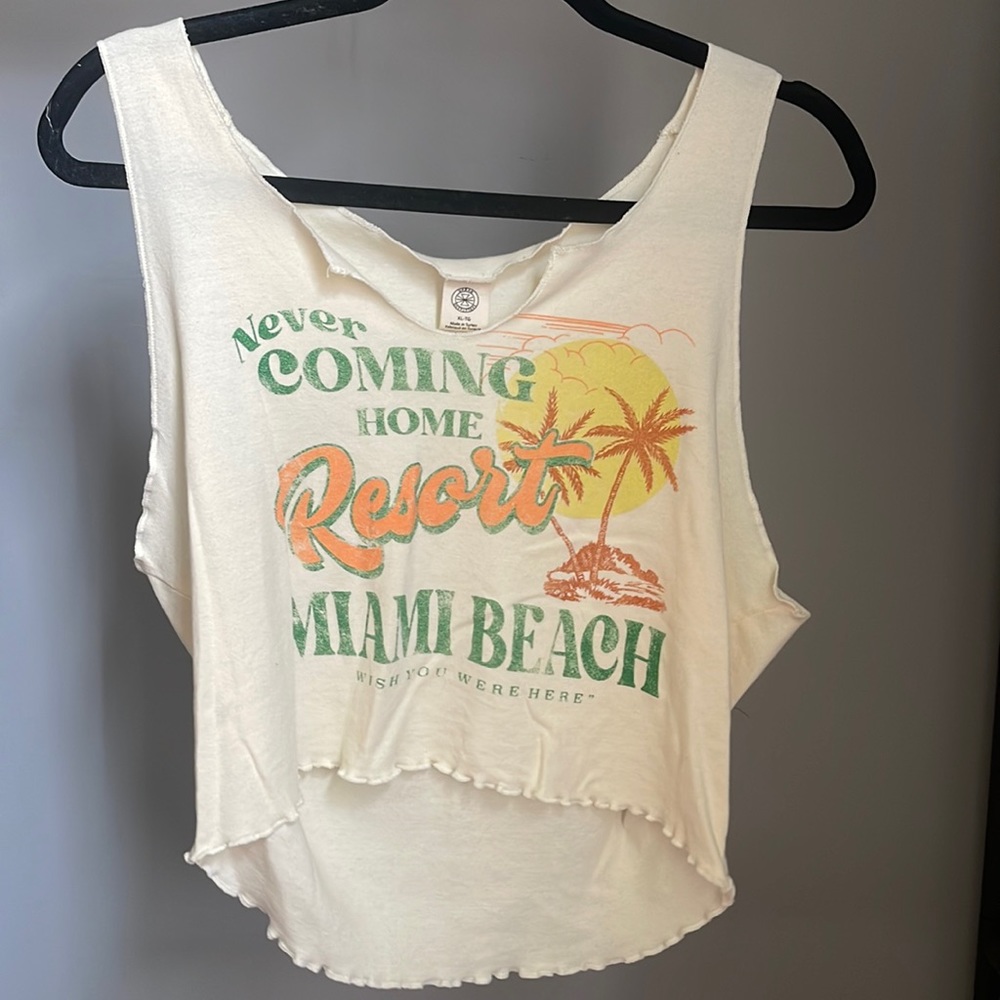 Cropped tank top